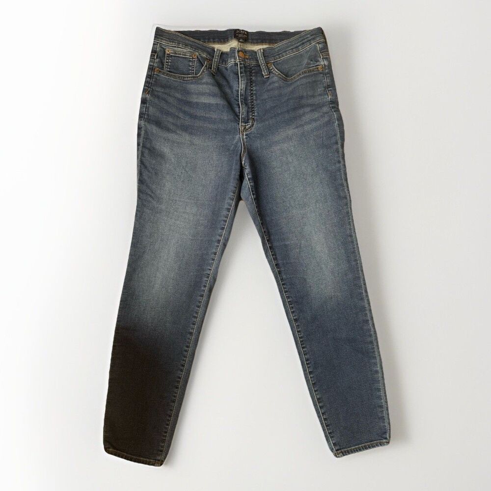 J.CREW Jeans Womens Size 31 High Rise 10’ Skinny Medium Wash